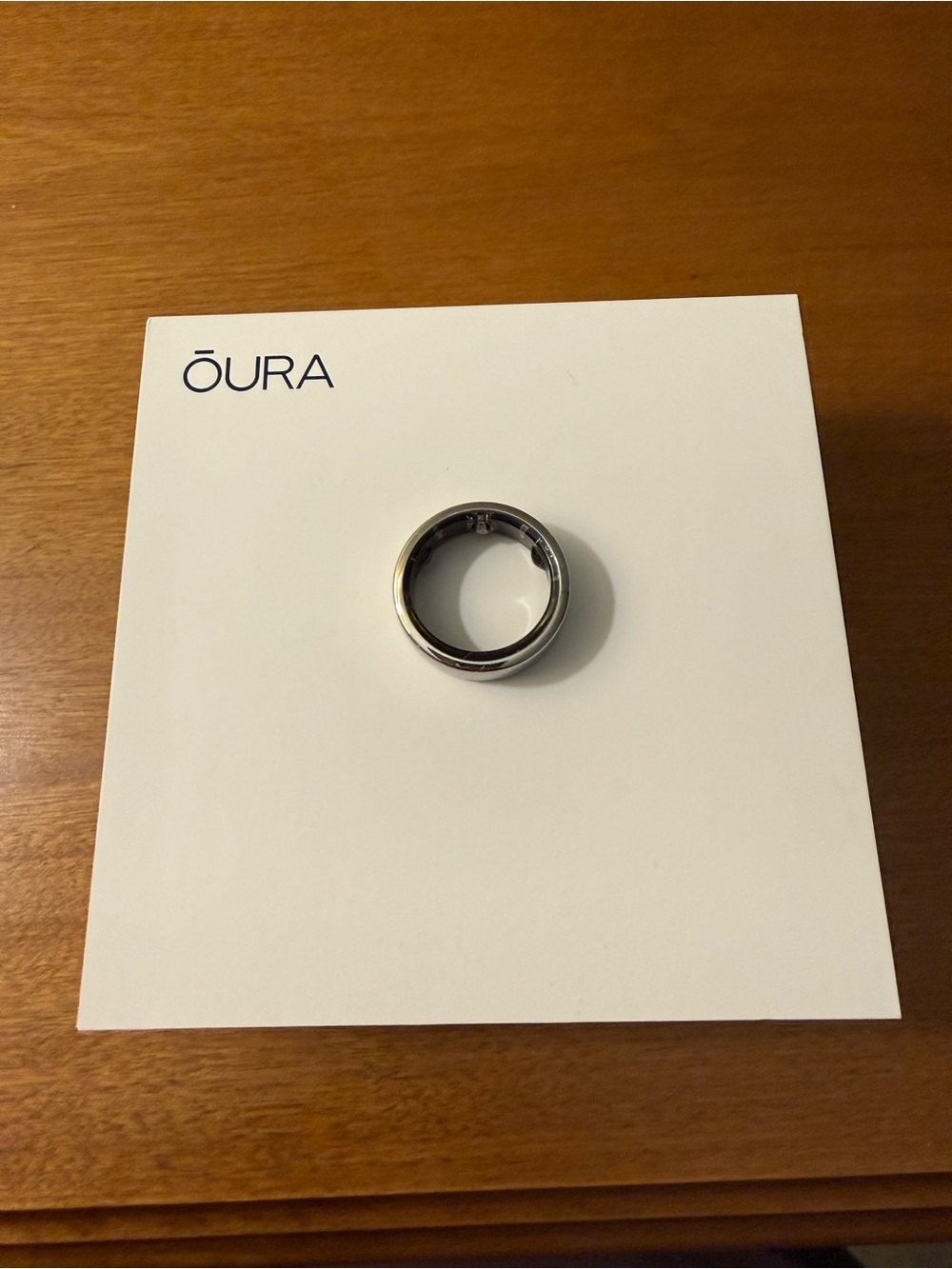 Oura Silver Smart Ring - size 10